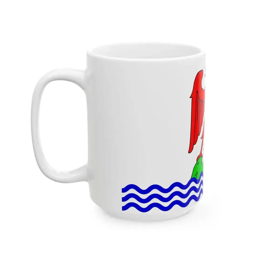 Flag of the County of Nice (Belgium) White Coffee Mug - Go Mug Yourself