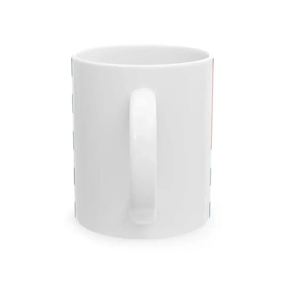 Flag of the Cretan State Civil (Greece) White Coffee Mug - Go Mug Yourself