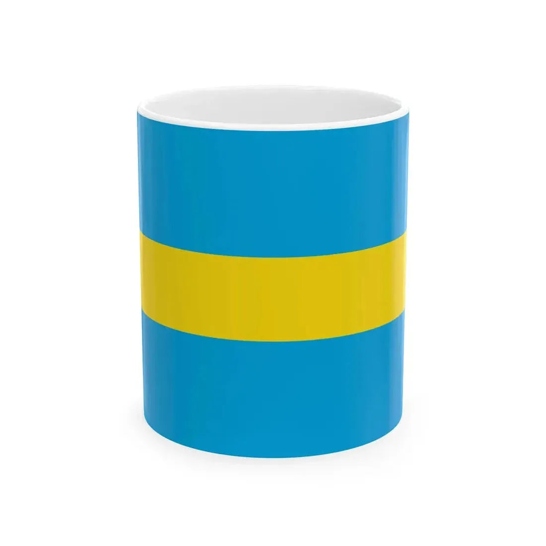 Flag of the Crimean Republic (Russia) White Coffee Mug 11oz - Go Mug Yourself