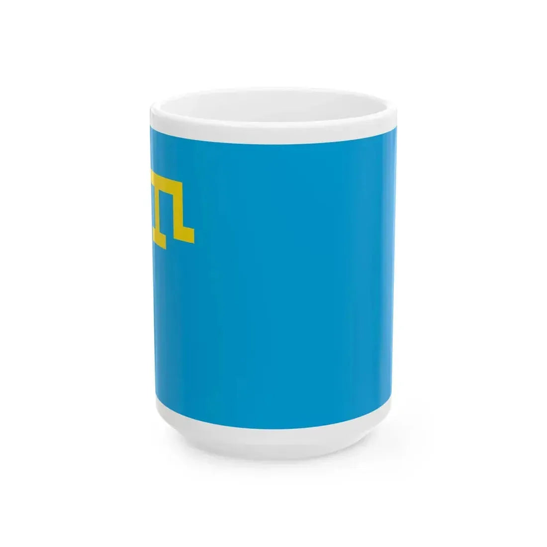 Flag of the Crimean Tatar people (Russia) White Coffee Mug 15oz - Go Mug Yourself