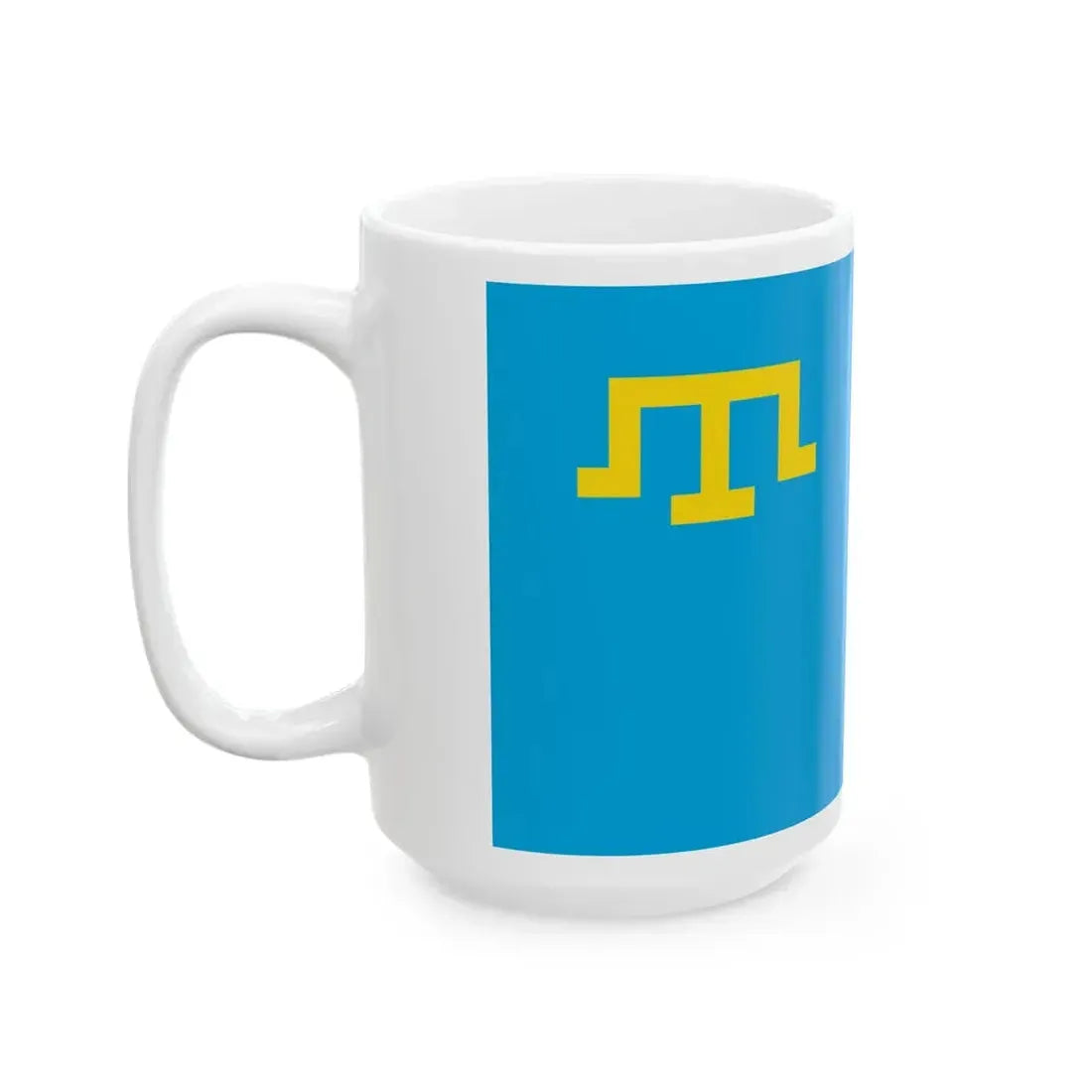 Flag of the Crimean Tatar people (Russia) White Coffee Mug - Go Mug Yourself