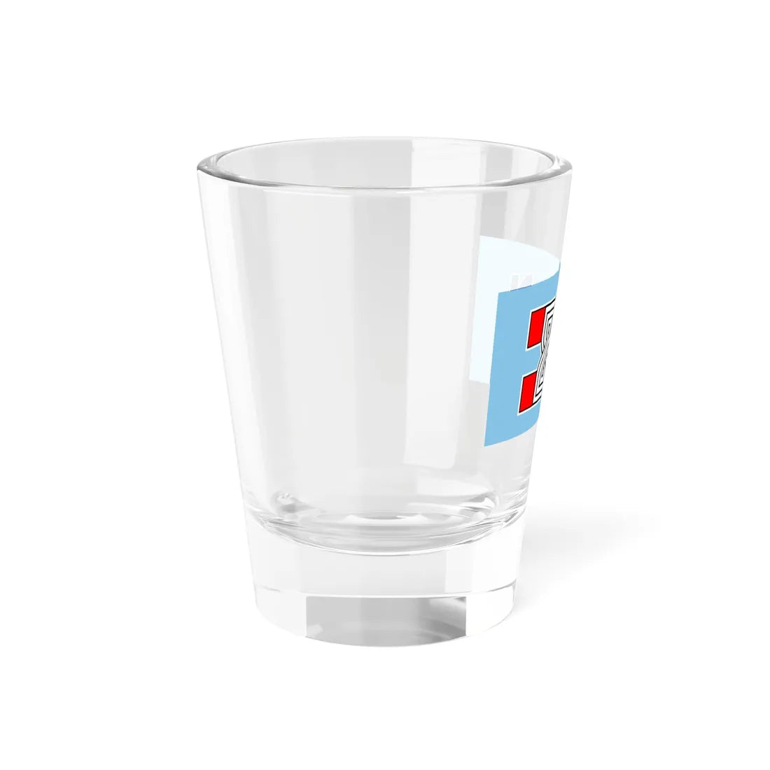 Flag of the Croatian Democratic Union (Croatia) Shot Glass 1.5oz - Go Mug Yourself