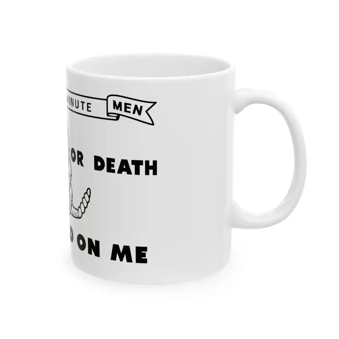 Flag of the Culpeper Minutemen (United States) White Coffee Mug - Go Mug Yourself