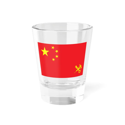 Flag of the Customs of the Peoples Republic of China (China) Shot Glass 1.5oz 1.5oz - Go Mug Yourself