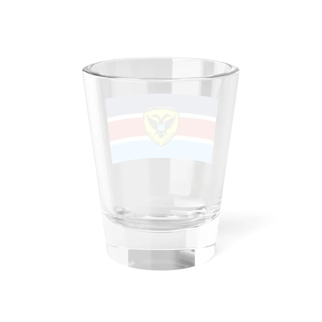 Flag of the Cypriot National Guard General Staff (Cyprus) Shot Glass 1.5oz - Go Mug Yourself