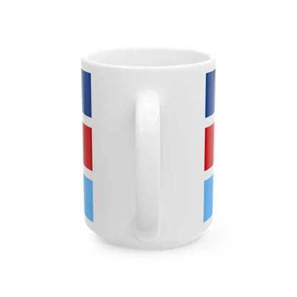 Flag of the Cypriot National Guard General Staff (Cyprus) White Coffee Mug - Go Mug Yourself