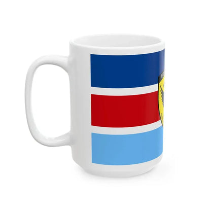 Flag of the Cypriot National Guard General Staff (Cyprus) White Coffee Mug - Go Mug Yourself