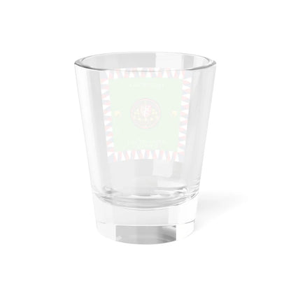 Flag of the Czech Land Force (Czech Republic) Shot Glass 1.5oz - Go Mug Yourself