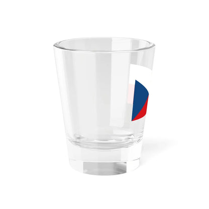 Flag Of The Czech Minority In Yugoslavia (Slovakia) Shot Glass 1.5oz - Go Mug Yourself