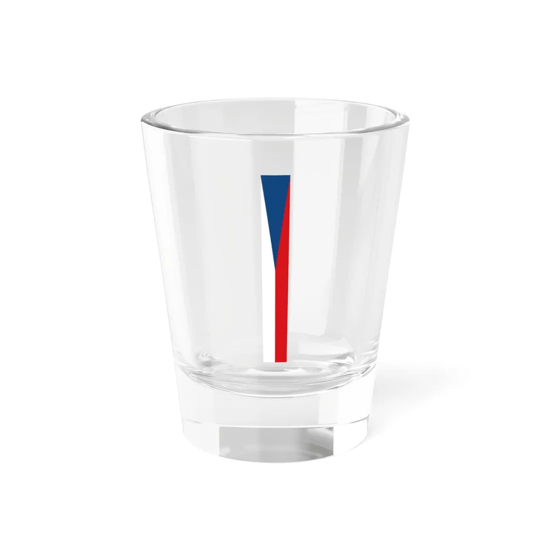 Flag of the Czech Republic abnormal vertical hoisting (Czech Republic) Shot Glass 1.5oz 1.5oz - Go Mug Yourself