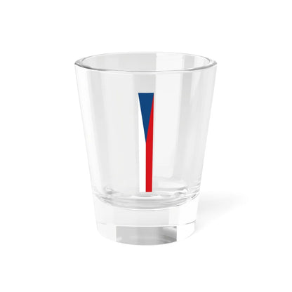 Flag of the Czech Republic abnormal vertical hoisting (Czech Republic) Shot Glass 1.5oz 1.5oz - Go Mug Yourself