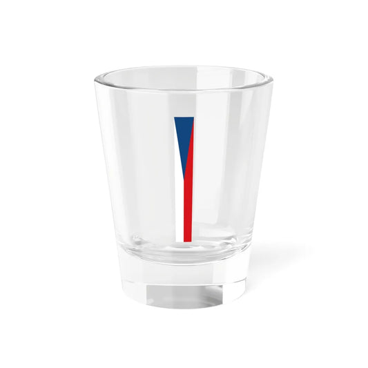 Flag of the Czech Republic abnormal vertical hoisting (Czech Republic) Shot Glass 1.5oz 1.5oz - Go Mug Yourself