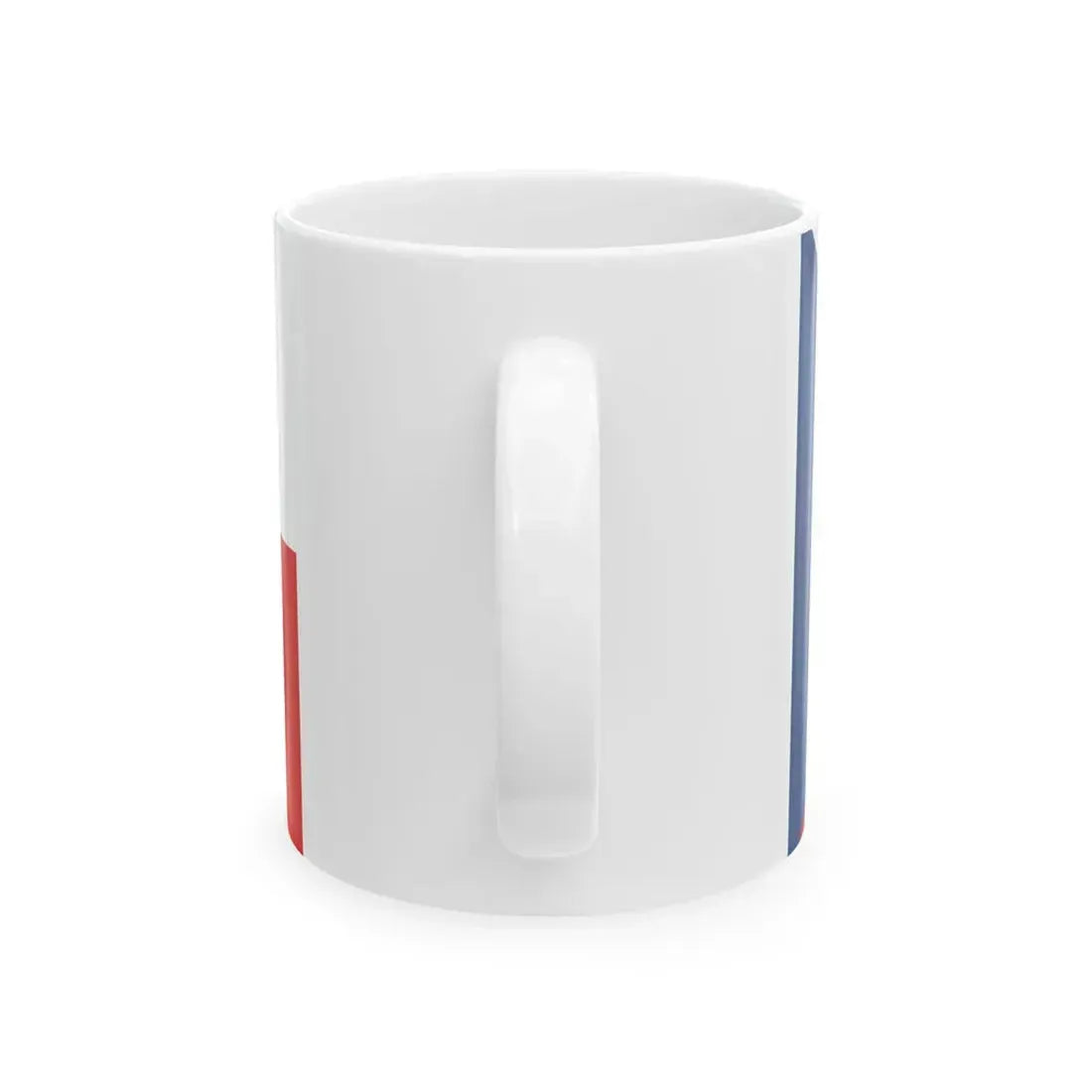 Flag of the Czech Republic alt (Czech Republic) White Coffee Mug - Go Mug Yourself