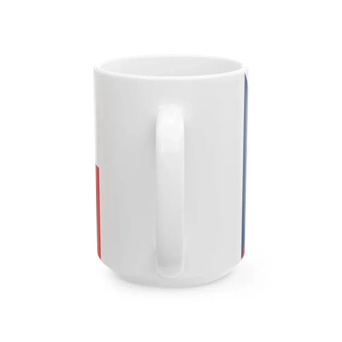 Flag of the Czech Republic alt (Czech Republic) White Coffee Mug - Go Mug Yourself