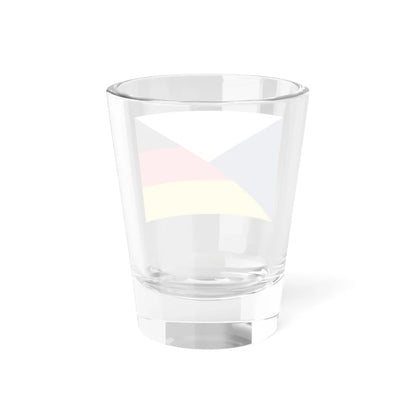 Flag of the Czech Republic and Germany (Czech Republic) Shot Glass 1.5oz - Go Mug Yourself