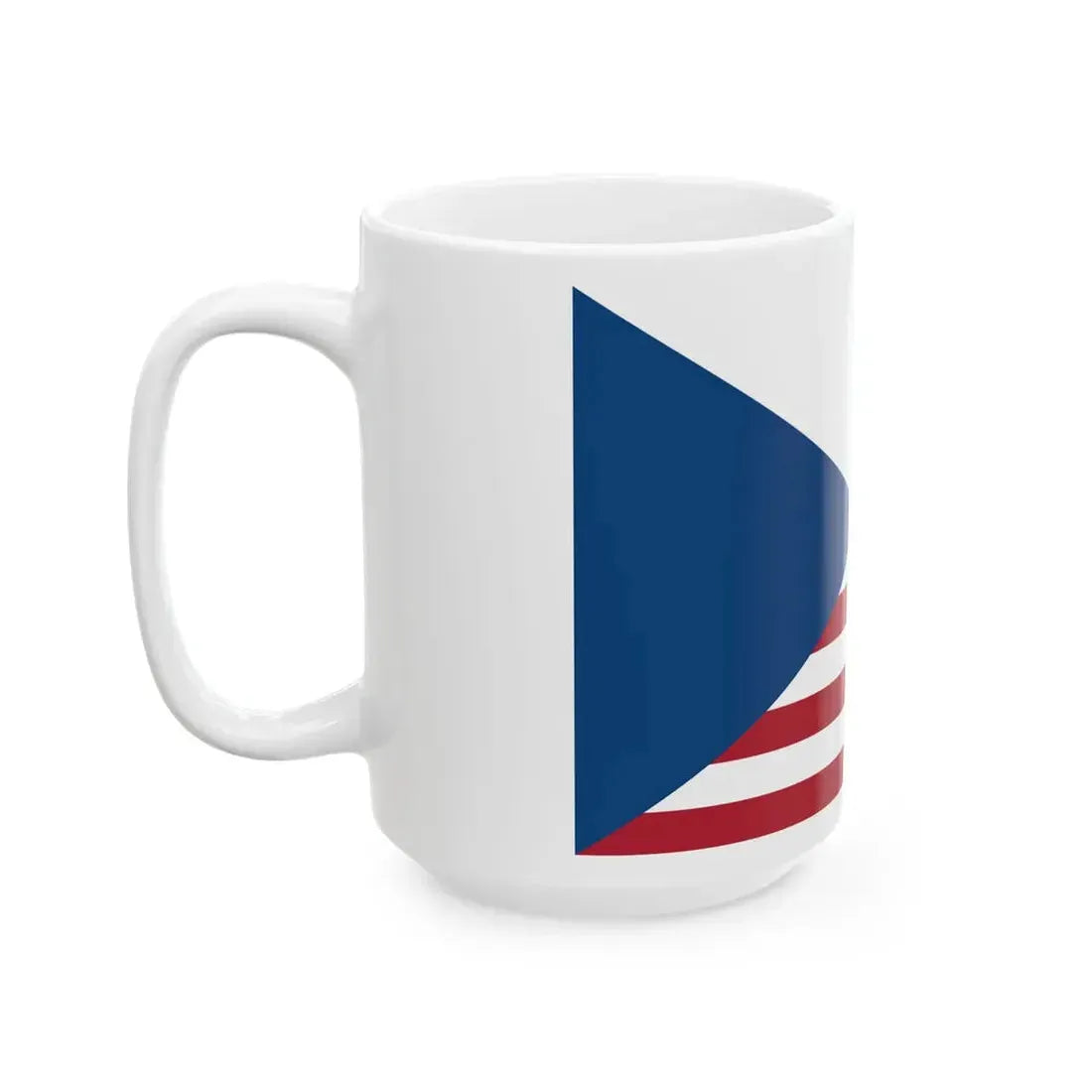 Flag of the Czech Republic and the United States (Czech Republic) White Coffee Mug - Go Mug Yourself