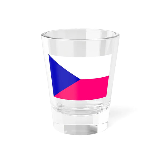 Flag of the Czech Republic Bisexual (Czech Republic) Shot Glass 1.5oz 1.5oz - Go Mug Yourself