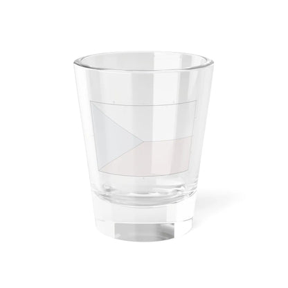 Flag of the Czech Republic construction sheet (Czech Republic) Shot Glass 1.5oz 1.5oz - Go Mug Yourself