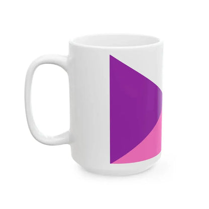 Flag of the Czech Republic Vaporwave pink edition (Czech Republic) White Coffee Mug - Go Mug Yourself