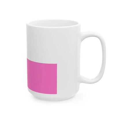 Flag of the Czech Republic Vaporwave pink edition (Czech Republic) White Coffee Mug - Go Mug Yourself