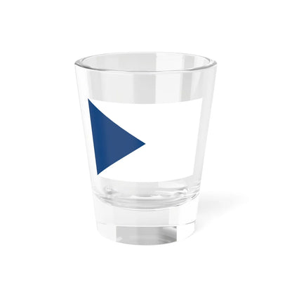 Flag of the Czech Republic White-blue-white flag (Czech Republic) Shot Glass 1.5oz 1.5oz - Go Mug Yourself