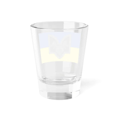 Flag of the Da Vinci Wolves Battalion variant 2 (Ukraine) Shot Glass 1.5oz - Go Mug Yourself