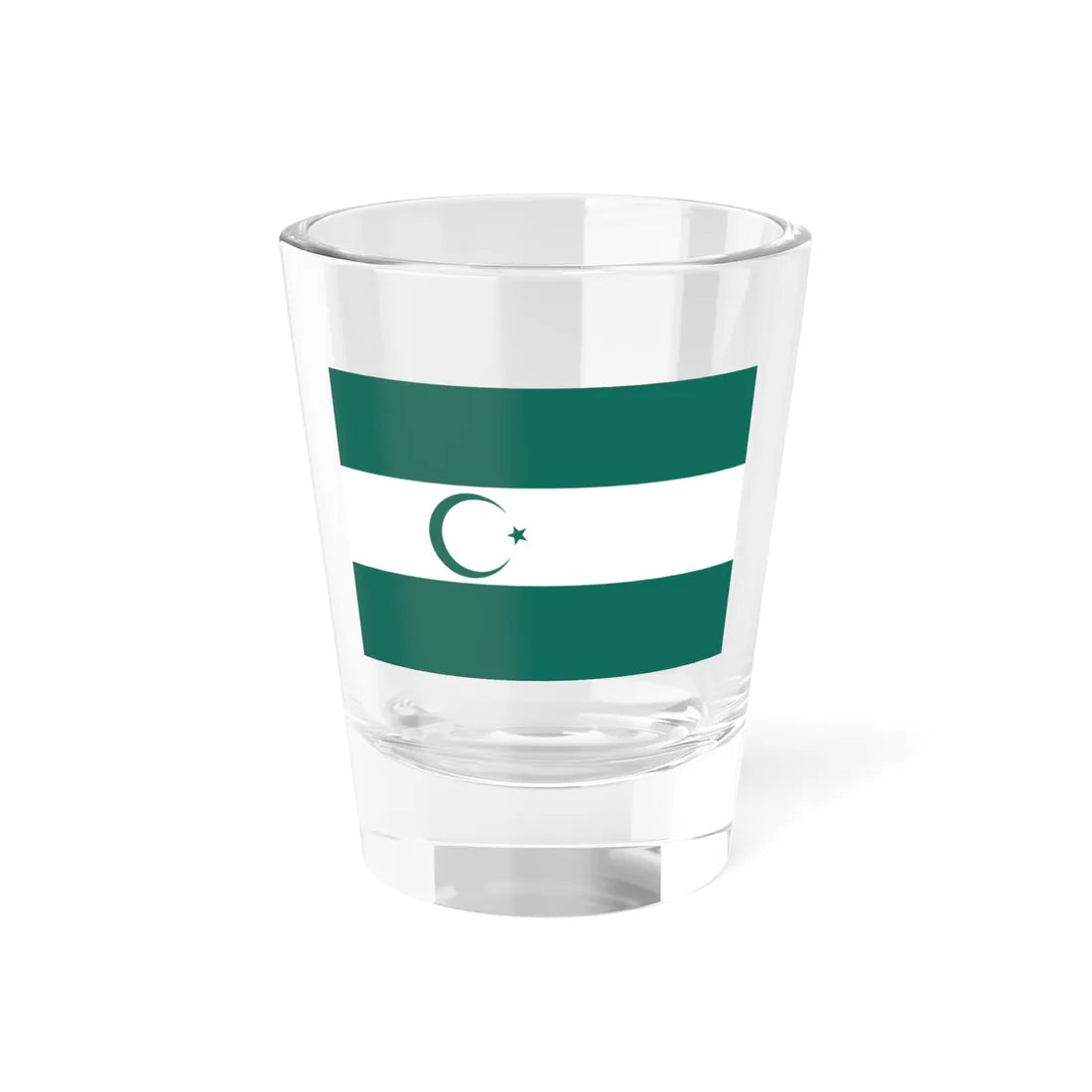 Flag of the Dagestan protesters 2022 (Russia) Shot Glass 1.5oz 1.5oz - Go Mug Yourself