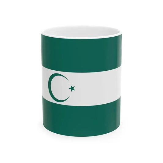 Flag of the Dagestan protesters 2022 (Russia) White Coffee Mug 11oz - Go Mug Yourself