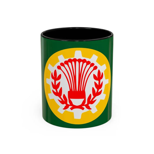 Flag of the Dakahlia Governorate Egypt - Accent Coffee Mug 11oz Black - Go Mug Yourself