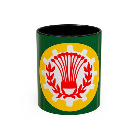 Flag of the Dakahlia Governorate Egypt - Accent Coffee Mug 11oz Black - Go Mug Yourself