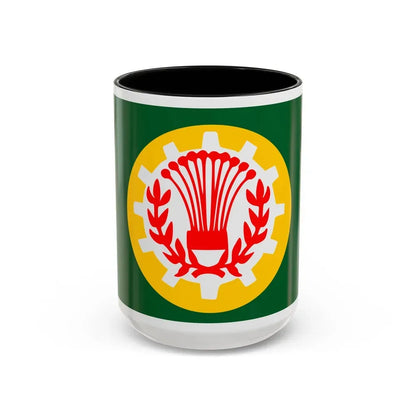 Flag of the Dakahlia Governorate Egypt - Accent Coffee Mug 15oz Black - Go Mug Yourself