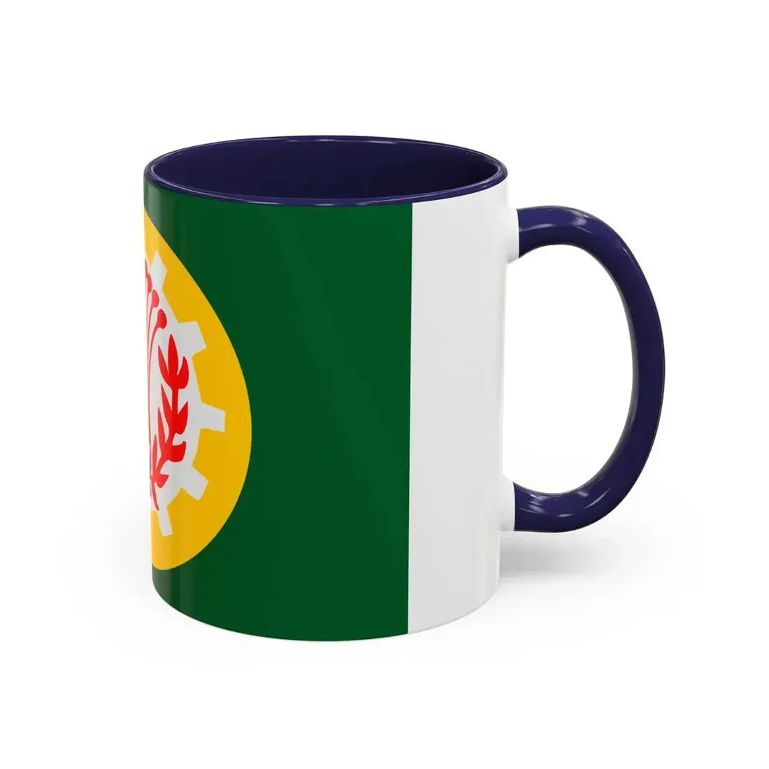Flag of the Dakahlia Governorate Egypt - Accent Coffee Mug - Go Mug Yourself