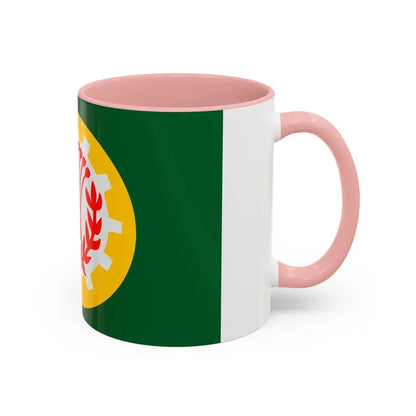 Flag of the Dakahlia Governorate Egypt - Accent Coffee Mug - Go Mug Yourself