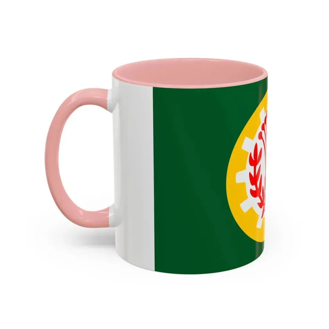 Flag of the Dakahlia Governorate Egypt - Accent Coffee Mug - Go Mug Yourself