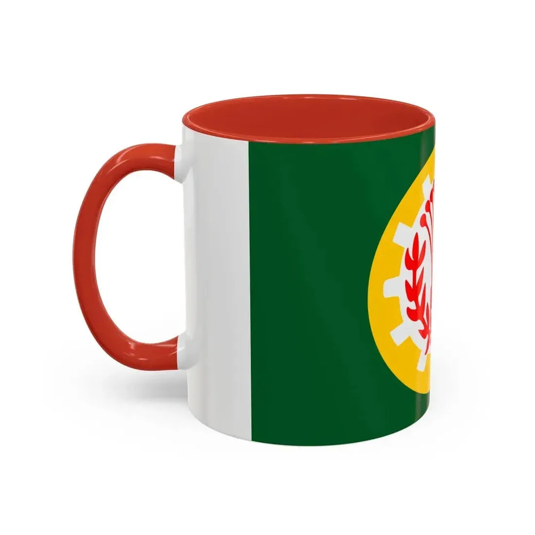 Flag of the Dakahlia Governorate Egypt - Accent Coffee Mug - Go Mug Yourself