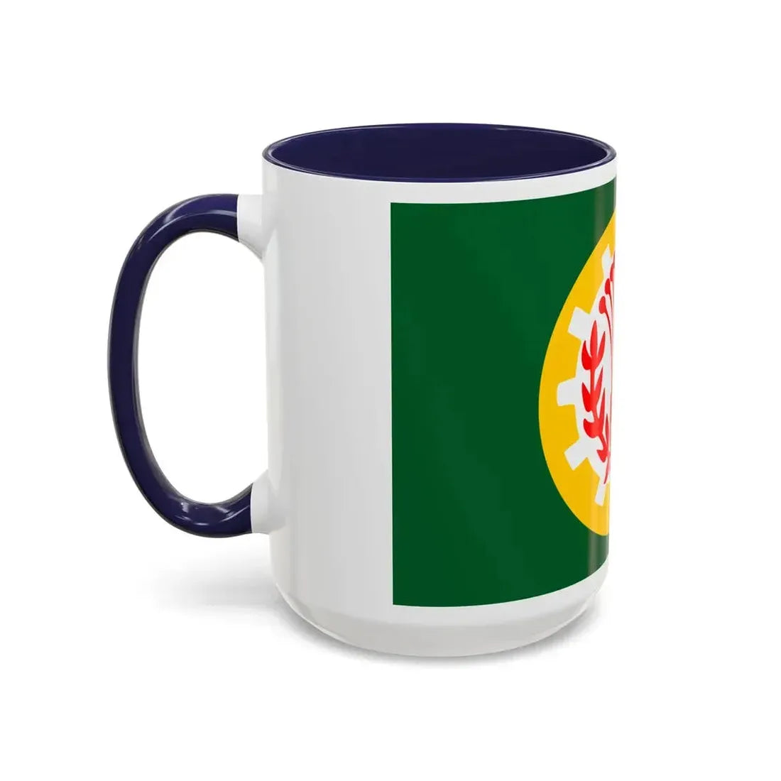 Flag of the Dakahlia Governorate Egypt - Accent Coffee Mug - Go Mug Yourself