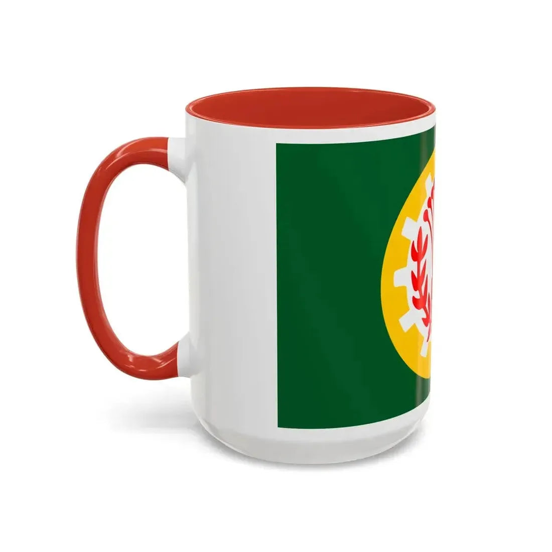 Flag of the Dakahlia Governorate Egypt - Accent Coffee Mug - Go Mug Yourself