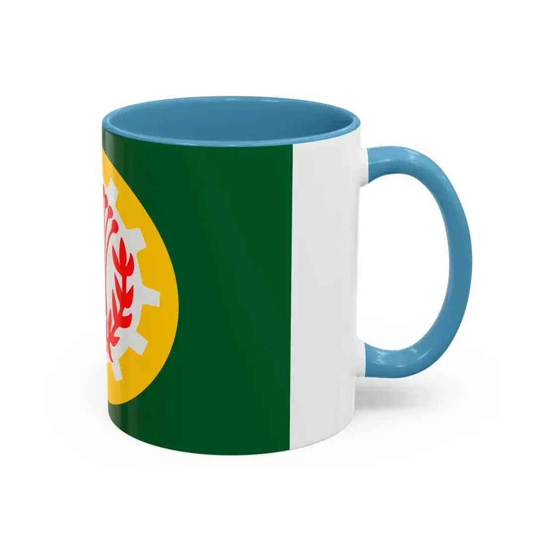 Flag of the Dakahlia Governorate Egypt - Accent Coffee Mug - Go Mug Yourself