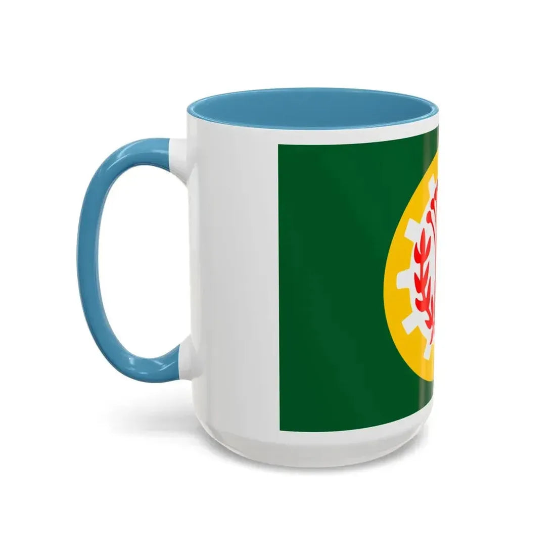 Flag of the Dakahlia Governorate Egypt - Accent Coffee Mug - Go Mug Yourself
