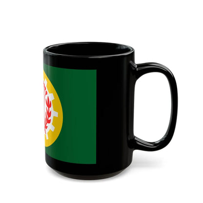 Flag of the Dakahlia Governorate Egypt - Black Coffee Mug-Go Mug Yourself