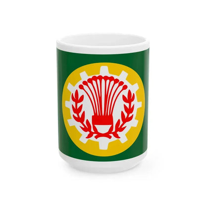 Flag of the Dakahlia Governorate Egypt - White Coffee Mug 15oz - Go Mug Yourself