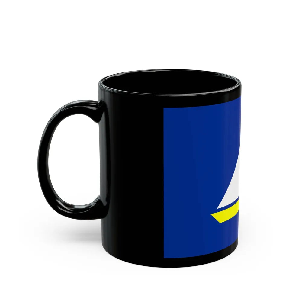 Flag of the Damietta Governorate Egypt - Black Coffee Mug-Go Mug Yourself