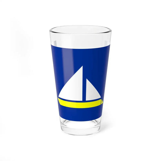 Flag of the Damietta Governorate Egypt - Pint Glass 16oz 16oz - Go Mug Yourself