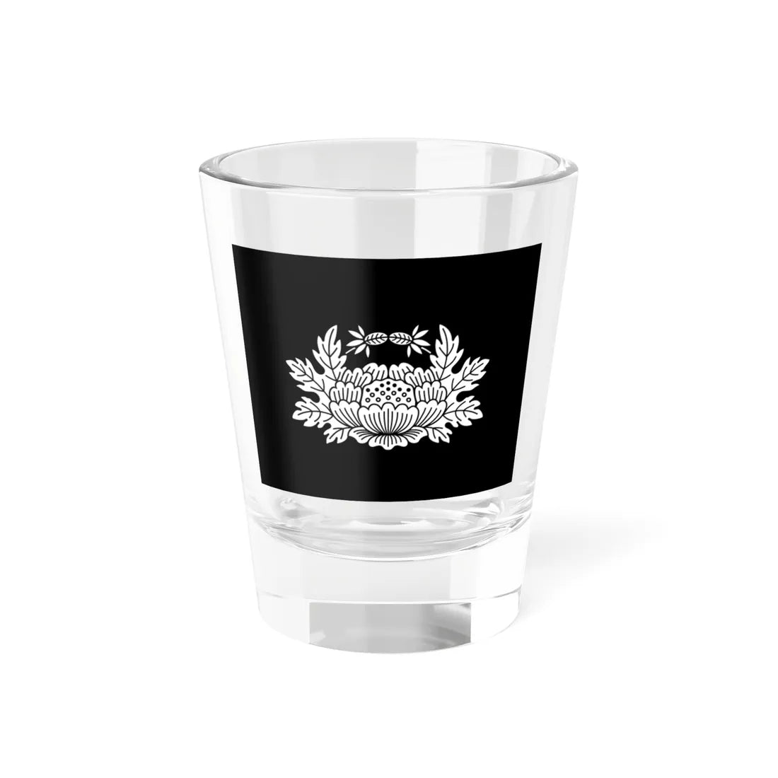 Flag of the Date Lords of Sendai in Mutsu Province B (Japan) Shot Glass 1.5oz 1.5oz - Go Mug Yourself