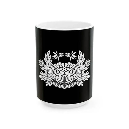 Flag of the Date Lords of Sendai in Mutsu Province B (Japan) White Coffee Mug 15oz - Go Mug Yourself