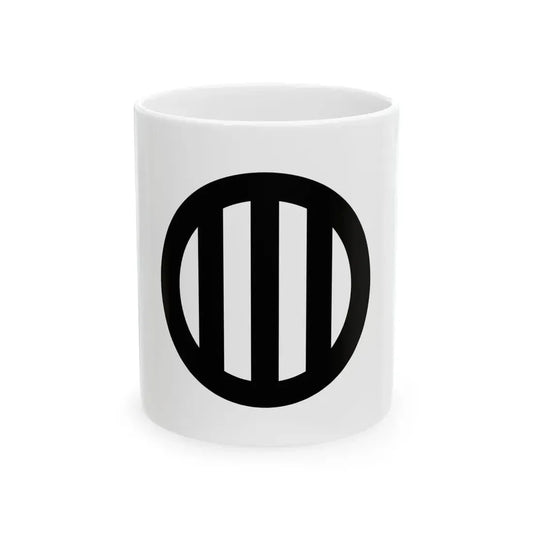Flag of the Date Lords of Sendai in Mutsu Province C (Japan) White Coffee Mug 11oz - Go Mug Yourself
