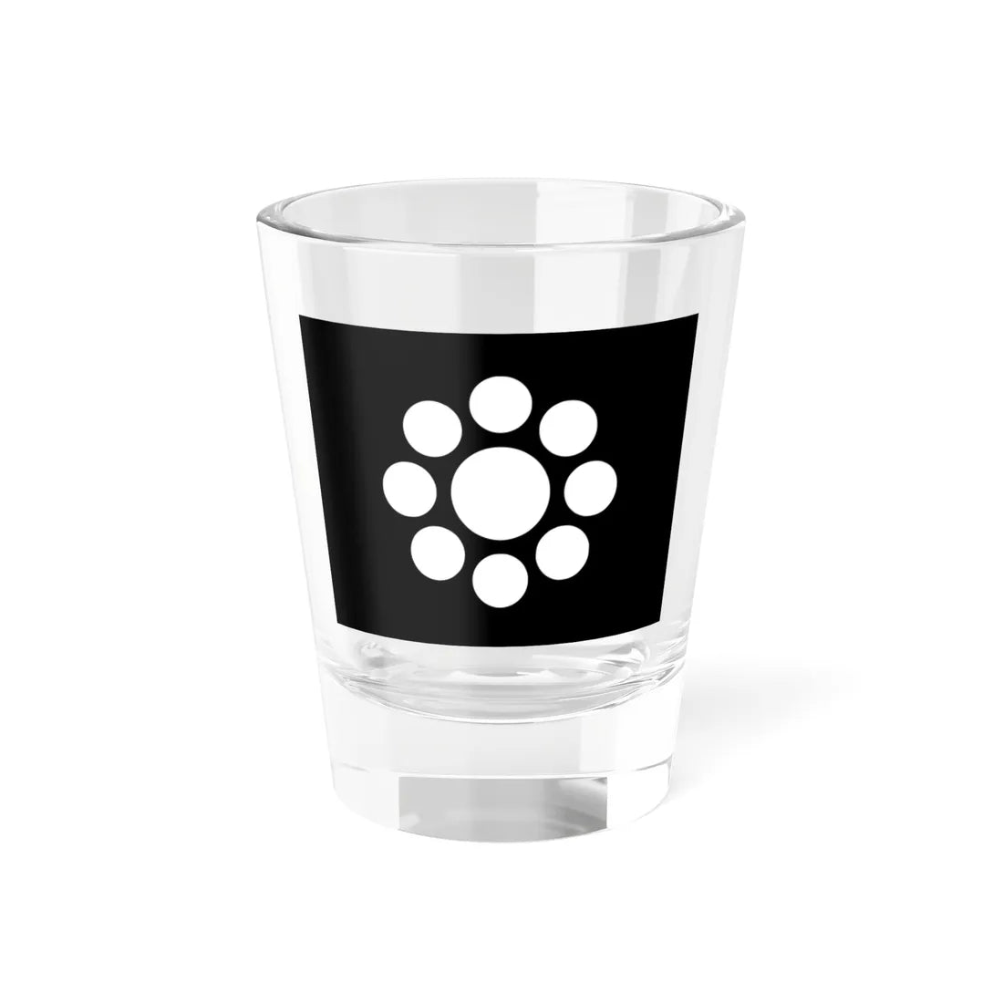 Flag of the Date Lords of Uwajima in Iyo Province A (Japan) Shot Glass 1.5oz 1.5oz - Go Mug Yourself