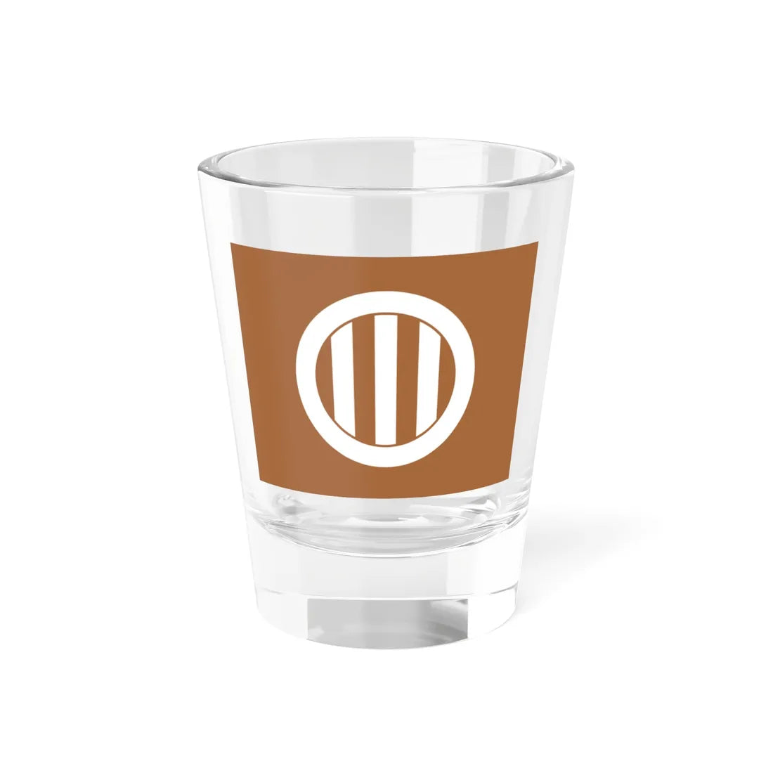Flag of the Date Lords of Uwajima in Iyo Province B (Japan) Shot Glass 1.5oz 1.5oz - Go Mug Yourself