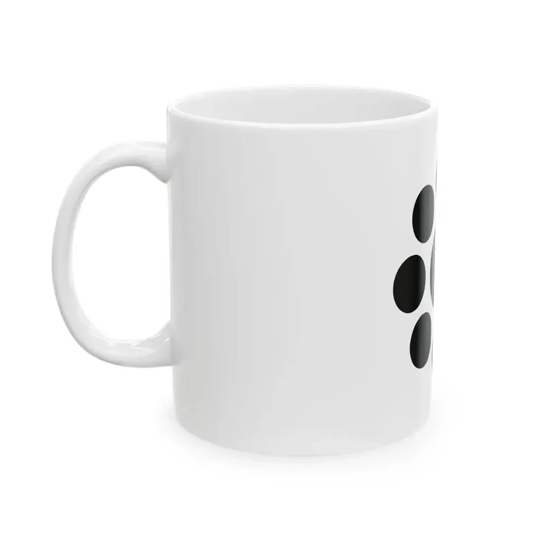 Flag of the Date Lords of Uwajima in Iyo Province C (Japan) White Coffee Mug - Go Mug Yourself