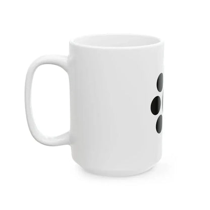 Flag of the Date Lords of Uwajima in Iyo Province C (Japan) White Coffee Mug - Go Mug Yourself